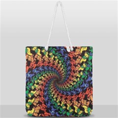 Full Print Rope Handle Tote (Large) 