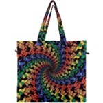 Deadhead Bears Band  Colorsdead Head Grateful Dead Pattern Canvas Travel Bag