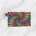 Deadhead Bears Band  Colorsdead Head Grateful Dead Pattern Canvas Cosmetic Bag (Small)