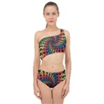 Deadhead Bears Band  Colorsdead Head Grateful Dead Pattern Spliced Up Two Piece Swimsuit