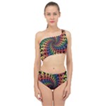 Deadhead Bears Band  Colorsdead Head Grateful Dead Pattern Spliced Up Two Piece Swimsuit