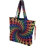 Deadhead Bears Band  Colorsdead Head Grateful Dead Pattern Drawstring Tote Bag