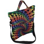 Deadhead Bears Band  Colorsdead Head Grateful Dead Pattern Fold Over Handle Tote Bag