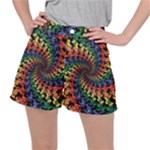 Deadhead Bears Band  Colorsdead Head Grateful Dead Pattern Ripstop Shorts