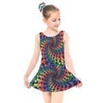 Deadhead Bears Band  Colorsdead Head Grateful Dead Pattern Kids  Skater Dress Swimsuit