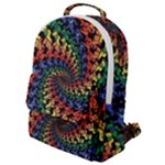 Deadhead Bears Band  Colorsdead Head Grateful Dead Pattern Flap Pocket Backpack (Small)