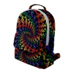 Deadhead Bears Band  Colorsdead Head Grateful Dead Pattern Flap Pocket Backpack (Large)