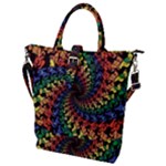 Deadhead Bears Band  Colorsdead Head Grateful Dead Pattern Buckle Top Tote Bag