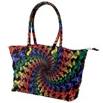 Deadhead Bears Band  Colorsdead Head Grateful Dead Pattern Canvas Shoulder Bag