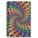 Deadhead Bears Band  Colorsdead Head Grateful Dead Pattern 5.5  x 8.5  Notebook