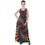 Deadhead Bears Band  Colorsdead Head Grateful Dead Pattern Empire Waist Velour Maxi Dress