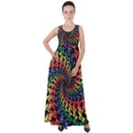 Deadhead Bears Band  Colorsdead Head Grateful Dead Pattern Empire Waist Velour Maxi Dress