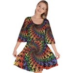 Deadhead Bears Band  Colorsdead Head Grateful Dead Pattern Velour Kimono Dress