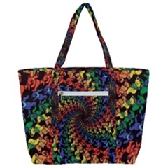 Zip Up Canvas Bag 