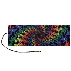 Deadhead Bears Band  Colorsdead Head Grateful Dead Pattern Roll Up Canvas Pencil Holder (M) from ArtsNow.com