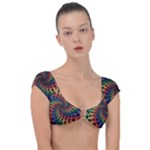 Deadhead Bears Band  Colorsdead Head Grateful Dead Pattern Cap Sleeve Ring Bikini Top