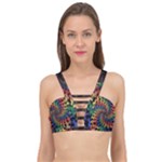 Deadhead Bears Band  Colorsdead Head Grateful Dead Pattern Cage Up Bikini Top