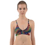 Deadhead Bears Band  Colorsdead Head Grateful Dead Pattern Wrap Around Bikini Top