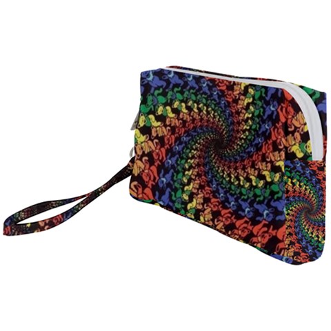 Deadhead Bears Band  Colorsdead Head Grateful Dead Pattern Wristlet Pouch Bag (Small) from ArtsNow.com