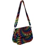 Deadhead Bears Band  Colorsdead Head Grateful Dead Pattern Saddle Handbag