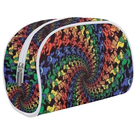 Deadhead Bears Band  Colorsdead Head Grateful Dead Pattern Make Up Case (Medium) from ArtsNow.com
