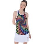 Deadhead Bears Band  Colorsdead Head Grateful Dead Pattern Racer Back Mesh Tank Top