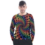 Deadhead Bears Band  Colorsdead Head Grateful Dead Pattern Men s Long Sleeve Raglan Tee