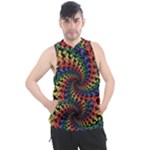 Deadhead Bears Band  Colorsdead Head Grateful Dead Pattern Men s Sleeveless Hoodie