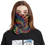 Deadhead Bears Band  Colorsdead Head Grateful Dead Pattern Face Covering Bandana (Two Sides)