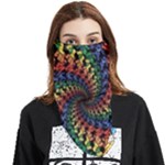 Deadhead Bears Band  Colorsdead Head Grateful Dead Pattern Face Covering Bandana (Triangle)