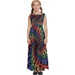 Deadhead Bears Band  Colorsdead Head Grateful Dead Pattern Kids  Satin Sleeveless Maxi Dress