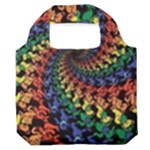 Deadhead Bears Band  Colorsdead Head Grateful Dead Pattern Premium Foldable Grocery Recycle Bag