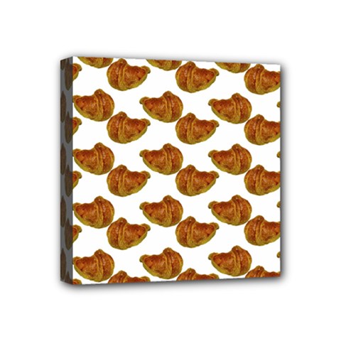 Biscuits Photo Motif Pattern Mini Canvas 4  x 4  (Stretched) from ArtsNow.com