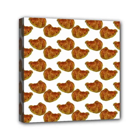 Biscuits Photo Motif Pattern Mini Canvas 6  x 6  (Stretched) from ArtsNow.com