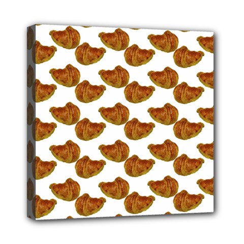 Biscuits Photo Motif Pattern Mini Canvas 8  x 8  (Stretched) from ArtsNow.com