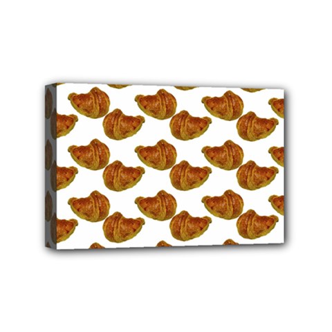 Biscuits Photo Motif Pattern Mini Canvas 6  x 4  (Stretched) from ArtsNow.com