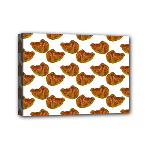 Biscuits Photo Motif Pattern Mini Canvas 7  x 5  (Stretched) from ArtsNow.com