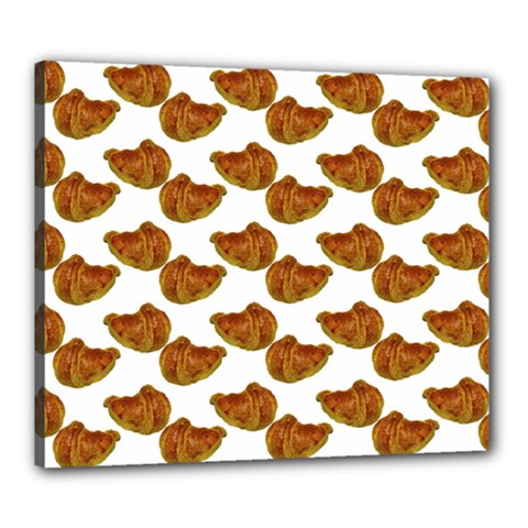 Biscuits Photo Motif Pattern Canvas 24  x 20  (Stretched) from ArtsNow.com
