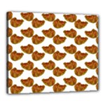 Biscuits Photo Motif Pattern Canvas 24  x 20  (Stretched)