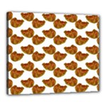 Biscuits Photo Motif Pattern Canvas 24  x 20  (Stretched)