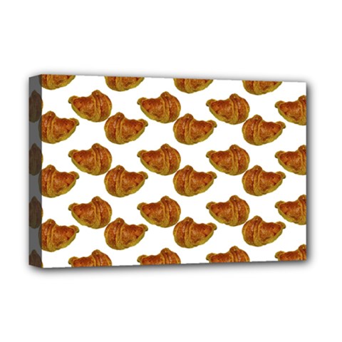 Biscuits Photo Motif Pattern Deluxe Canvas 18  x 12  (Stretched) from ArtsNow.com