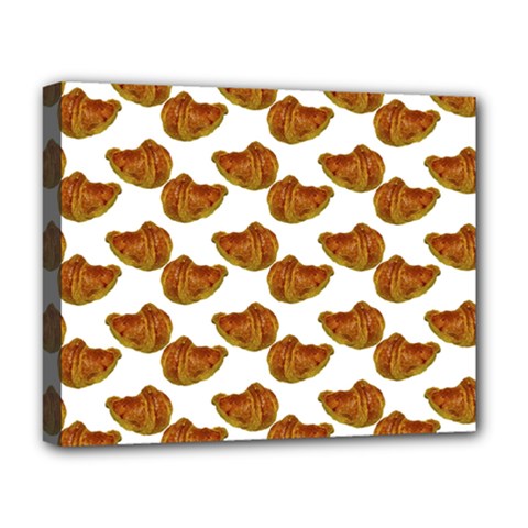 Biscuits Photo Motif Pattern Deluxe Canvas 20  x 16  (Stretched) from ArtsNow.com