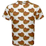 Biscuits Photo Motif Pattern Men s Cotton Tee