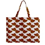 Biscuits Photo Motif Pattern Zipper Mini Tote Bag