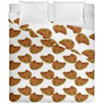 Biscuits Photo Motif Pattern Duvet Cover Double Side (California King Size)