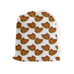 Biscuits Photo Motif Pattern Drawstring Pouch (XL)