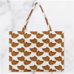 Biscuits Photo Motif Pattern Zipper Medium Tote Bag