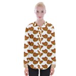 Biscuits Photo Motif Pattern Womens Long Sleeve Shirt