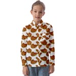 Biscuits Photo Motif Pattern Kids  Long Sleeve Shirt