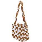 Biscuits Photo Motif Pattern Rope Handles Shoulder Strap Bag